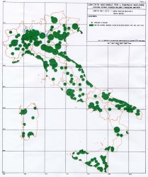 TAVOLA II - demografia relativa alle zone di centri abitati con molte decine di migliaia di abitanti